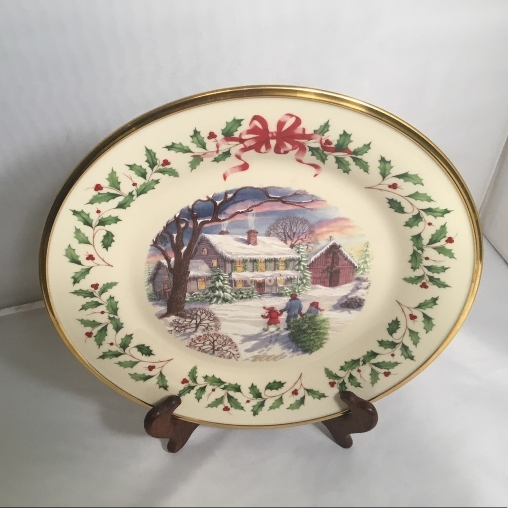Lenox 2000 THE ANNUAL HOLIDAY COLLECTOR PLATE THENTH IN THE SERIES